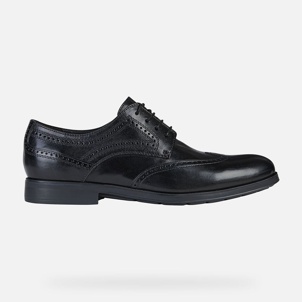 Chaussures Formelles Geox Hilstone Wide - Noir - Homme 694758-JSR